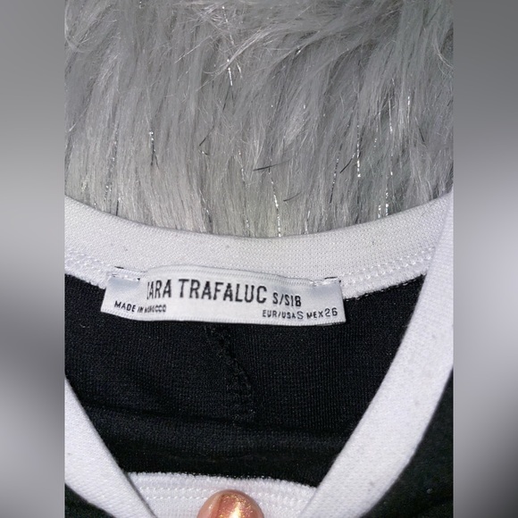 SOLD—— Zara Tank Top Dress - w. strip on side - Sz: S - Picture 2 of 4